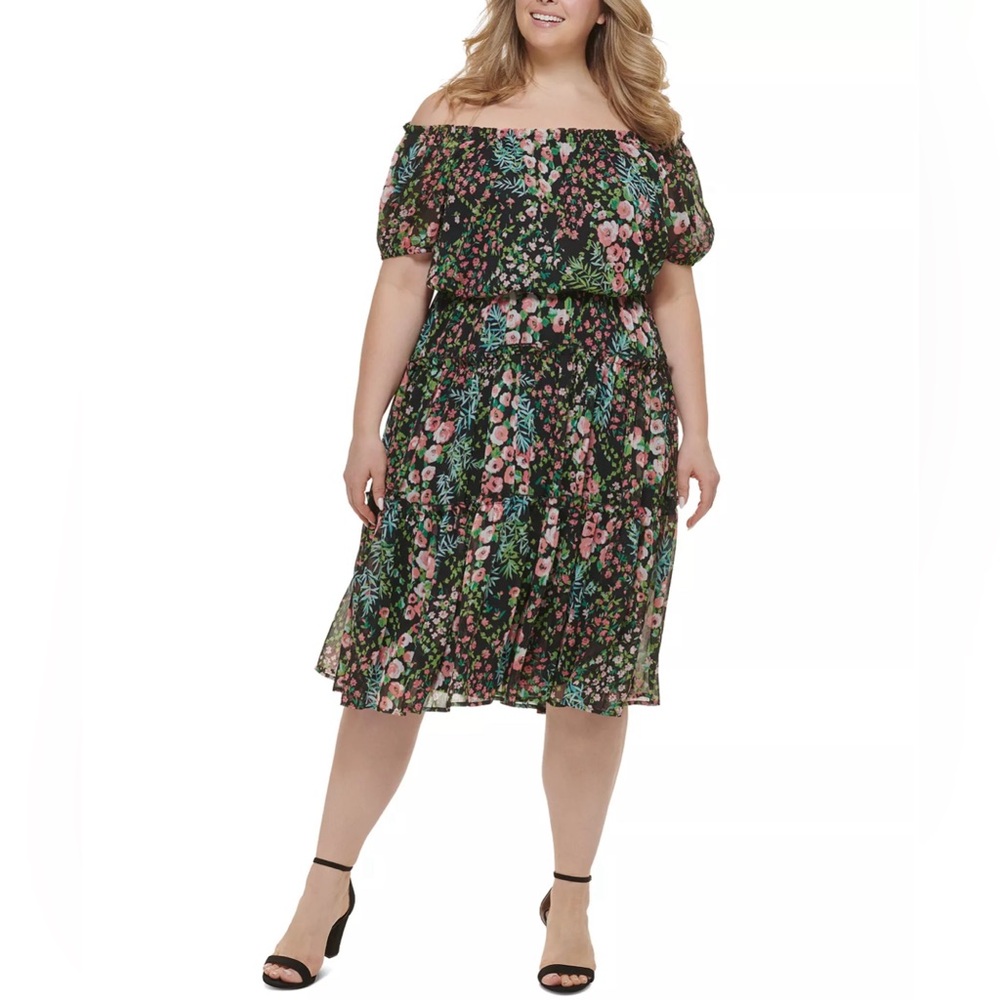 fit-and-flare floral dress. 🌸